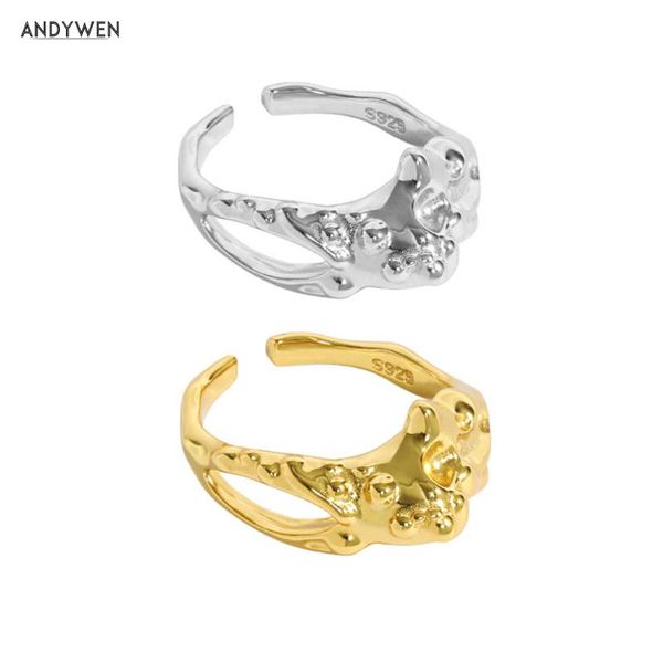 cluster rings andywen 100% 925 sterling silver gold truck irregular geometric resizable adjustable women fine jewelry gift luxury jewels, Golden;silver
cluster rings andywen 100% 925 sterling silver gold truck irregular geometric resizable adjustable women fine jewelry gift luxury jewels, Golden;silver