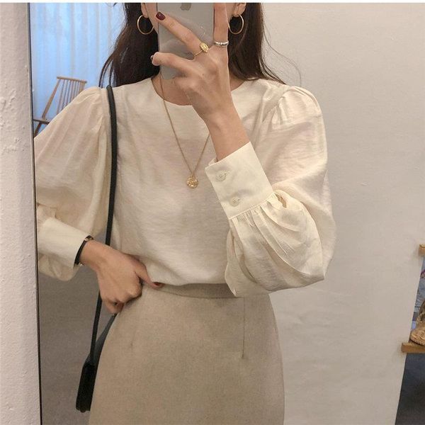 white loose puff sleeves sweet 2021 all match casual blouses blusas solid chic gentle sweet shirts streetwear
white loose puff sleeves sweet 2021 all match casual blouses blusas solid chic gentle sweet shirts streetwear