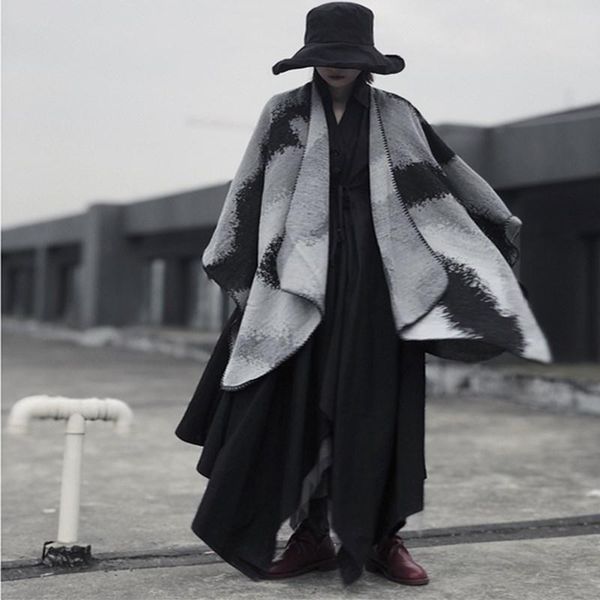 scarves autumn and winter decoration wild cashmere black white double-sided ladies scarf simple cloak warm thick, Blue;gray
scarves autumn and winter decoration wild cashmere black white double-sided ladies scarf simple cloak warm thick, Blue;gray