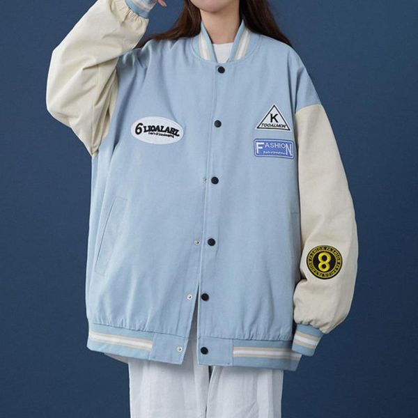 women's jackets bomber jacket women baseball uniform trendy korean versatile handsome youth autumn coat harajuku streetwear vintage clo, Black;brown
women's jackets bomber jacket women baseball uniform trendy korean versatile handsome youth autumn coat harajuku streetwear vintage clo, Black;brown