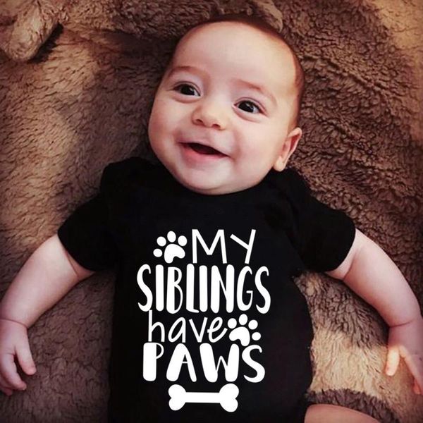 rompers my sibling have paws funny baby boys jumpsuit cotton outfit clothes born toddler 0-24m, Blue
rompers my sibling have paws funny baby boys jumpsuit cotton outfit clothes born toddler 0-24m, Blue