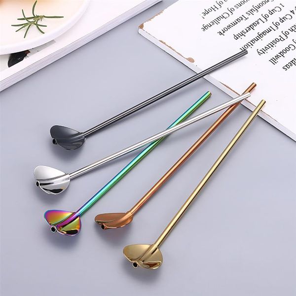 drinking straws cocktail spoon straw reusable colored stainless steel metal long handle 2 in 1 drink tea
drinking straws cocktail spoon straw reusable colored stainless steel metal long handle 2 in 1 drink tea
