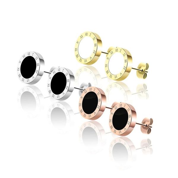 hoop & huggie roman numerals for men women earrings punk simple couple accessories black white shell stainless steel luxury jewelry gifts, Golden;silver
hoop & huggie roman numerals for men women earrings punk simple couple accessories black white shell stainless steel luxury jewelry gifts, Golden;silver