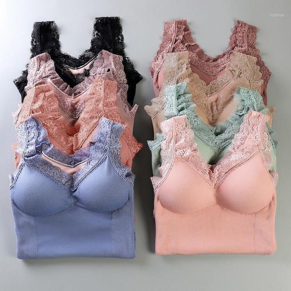 camisoles & tanks women's lingerie shirt bra plush keep warm vest lace camisole breast pad bralette crop female underwear bustier c, Black;white
camisoles & tanks women's lingerie shirt bra plush keep warm vest lace camisole breast pad bralette crop female underwear bustier c, Black;white