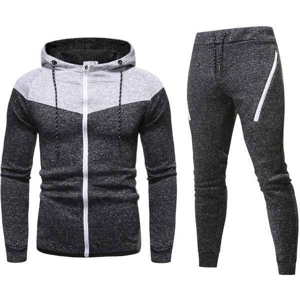 men's tracksuits product autumn male suit 2-piece hoodie + pants harajuku sports casual men running sportswear, Gray
men's tracksuits product autumn male suit 2-piece hoodie + pants harajuku sports casual men running sportswear, Gray