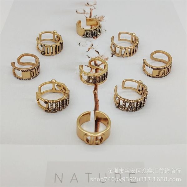 75% off outlet online family brass make old opening ring simple and versatile feminine letter high edition, Silver
75% off outlet online family brass make old opening ring simple and versatile feminine letter high edition, Silver