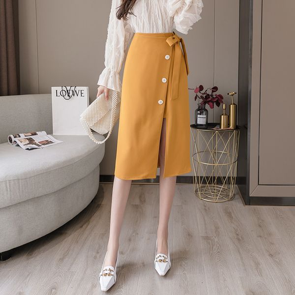 2021 new one-piece woman skirts autumn high waist sashes long midi solid color with slit elegant office lady skirt 7kou, Black
2021 new one-piece woman skirts autumn high waist sashes long midi solid color with slit elegant office lady skirt 7kou, Black
