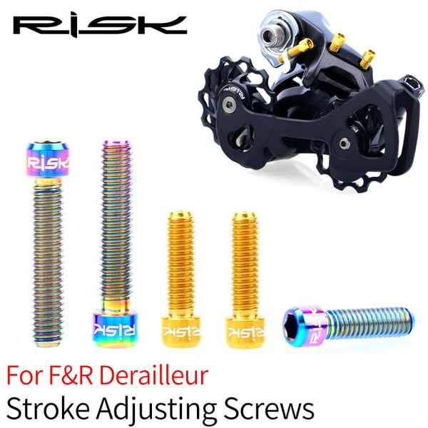 bike derailleurs risk bicycle front rear derailleur bolts m4x13.5 / m4x20mm titanium alloy mountain rd shift adjustment screws
bike derailleurs risk bicycle front rear derailleur bolts m4x13.5 / m4x20mm titanium alloy mountain rd shift adjustment screws
