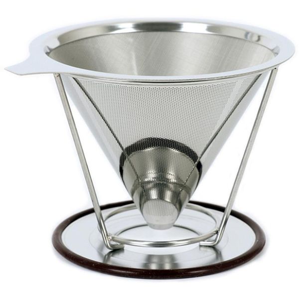 coffee filters stainless steel filter holder reusable basket 
coffee filters stainless steel filter holder reusable basket