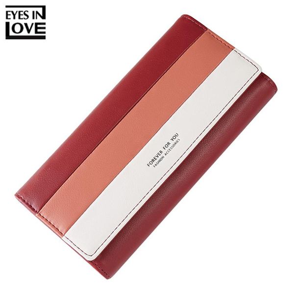 wallets colorful splice women wallet brand designer soft leather female ladies purse long card holder clutch phone coin pocket, Red;black
wallets colorful splice women wallet brand designer soft leather female ladies purse long card holder clutch phone coin pocket, Red;black