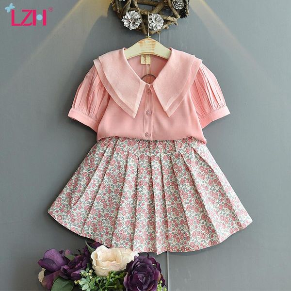 clothing sets lzh 2021 summer fashion short-sleeved shirt+floral pleated skirt suits flower printting for girls sweet children's, White
clothing sets lzh 2021 summer fashion short-sleeved shirt+floral pleated skirt suits flower printting for girls sweet children's, White