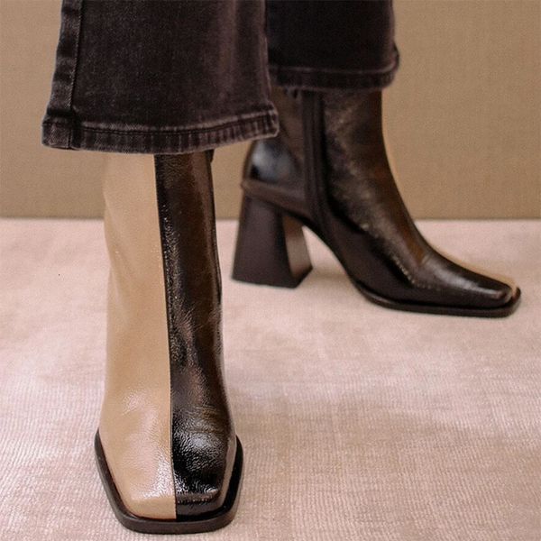 dress shoes bota feminina salto médio quadrado zÃper lateral, calçado feminino formal casual misto cor mista zclp, Black
dress shoes bota feminina salto médio quadrado zÃper lateral, calçado feminino formal casual misto cor mista zclp, Black