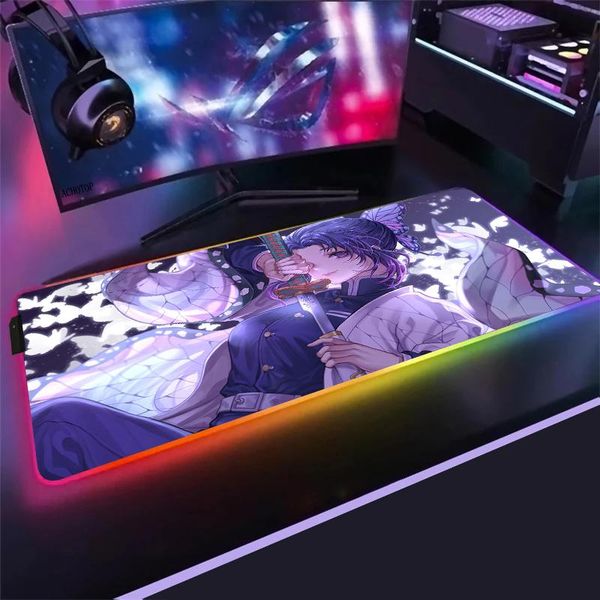 mouse pads & wrist rests demon slayer led light desk mat xxl computer mousepad anime 80x30cm backlight keyboard cover mause gaming pad rgb
mouse pads & wrist rests demon slayer led light desk mat xxl computer mousepad anime 80x30cm backlight keyboard cover mause gaming pad rgb
