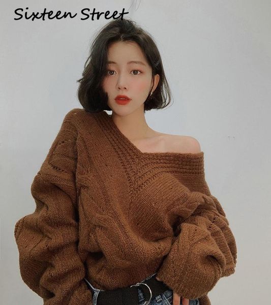 women's sweaters winter sweater v-neck fashion korea loose knitting pullover woman oversized solid jumper vintage clothes 2021 lady, White;black
women's sweaters winter sweater v-neck fashion korea loose knitting pullover woman oversized solid jumper vintage clothes 2021 lady, White;black