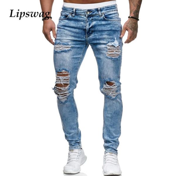 men's jeans 2021 autumn fashion street style men vintage ripped slim denim pants casual mid waist zipper mens jean trousers streetwear, Blue
men's jeans 2021 autumn fashion street style men vintage ripped slim denim pants casual mid waist zipper mens jean trousers streetwear, Blue