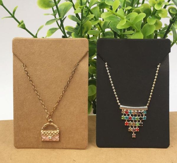 2021 100pcs/lot 5x7cm kraft paper necklace/pendant cards jewelry packing cards for jewelry accessory display card
2021 100pcs/lot 5x7cm kraft paper necklace/pendant cards jewelry packing cards for jewelry accessory display card