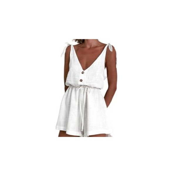 women's jumpsuits & rompers women's cotton high waist up casual straight leg open back suspender white one-piece pants summer, Black;white
women's jumpsuits & rompers women's cotton high waist up casual straight leg open back suspender white one-piece pants summer, Black;white