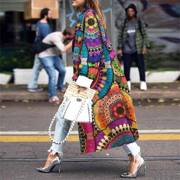 women's trench coats 2021women coat autumn winter floral printed jacket fashion color matching elegant vintage casual long, Tan;black
women's trench coats 2021women coat autumn winter floral printed jacket fashion color matching elegant vintage casual long, Tan;black