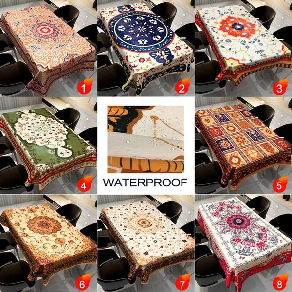 table cloth staraise 140x180cm mandala style polyester waterproof rectangle dining tablecloth kitchen cover
table cloth staraise 140x180cm mandala style polyester waterproof rectangle dining tablecloth kitchen cover