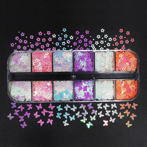 nail art decorations 12 grids plum flower butterfly sequins mermaids iridescent glitter charms manicure chameleon flakes, Silver;gold
nail art decorations 12 grids plum flower butterfly sequins mermaids iridescent glitter charms manicure chameleon flakes, Silver;gold
