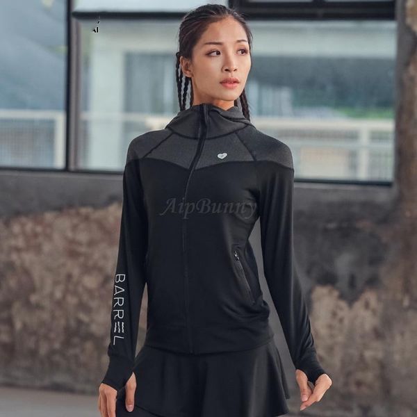 high neck hoodies long sleeve slim jacket anti slip autumn coat sports shirt women running yoga shirt fitness clothing sport top, White;red
high neck hoodies long sleeve slim jacket anti slip autumn coat sports shirt women running yoga shirt fitness clothing sport top, White;red