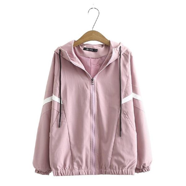 women's jackets plus size xl-4xl hooded autumn long sleeved female outerwear with pockets, Black;brown
women's jackets plus size xl-4xl hooded autumn long sleeved female outerwear with pockets, Black;brown