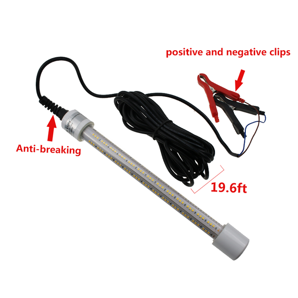 fish finder underwater fishing light. glow dock light self-weighted led light, 90w, 12v, 6m power cord, ip68 waterproof
fish finder underwater fishing light. glow dock light self-weighted led light, 90w, 12v, 6m power cord, ip68 waterproof