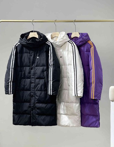 down jacket 2021 autumn and winter korean alphabet printing couple solid color long sleeve hooded men's women's, Black
down jacket 2021 autumn and winter korean alphabet printing couple solid color long sleeve hooded men's women's, Black