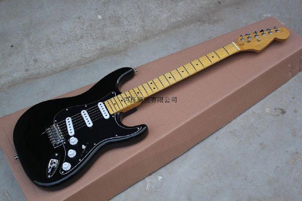 shipping wholesale custom body f st sss black electric guitar in stock @15
shipping wholesale custom body f st sss black electric guitar in stock @15