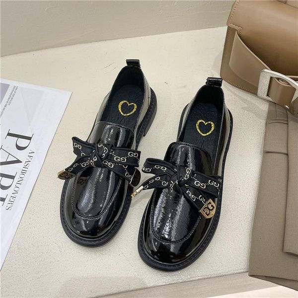 dress shoes fashion bow-knot peas all-match comfortable women's 2021 spring and autumn british style retro platform loafers, Black
dress shoes fashion bow-knot peas all-match comfortable women's 2021 spring and autumn british style retro platform loafers, Black