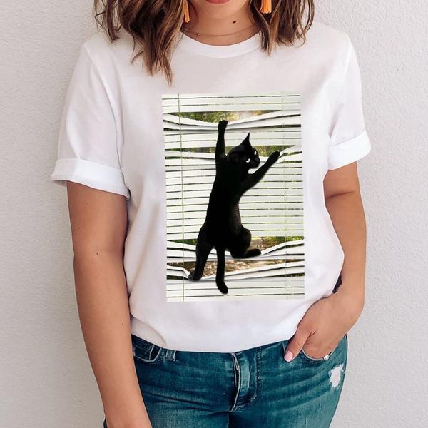 women graphic cute cat cool spring summer short sleeve cartoon lady clothes clothing tees print female tshirt t-shirt, White
women graphic cute cat cool spring summer short sleeve cartoon lady clothes clothing tees print female tshirt t-shirt, White