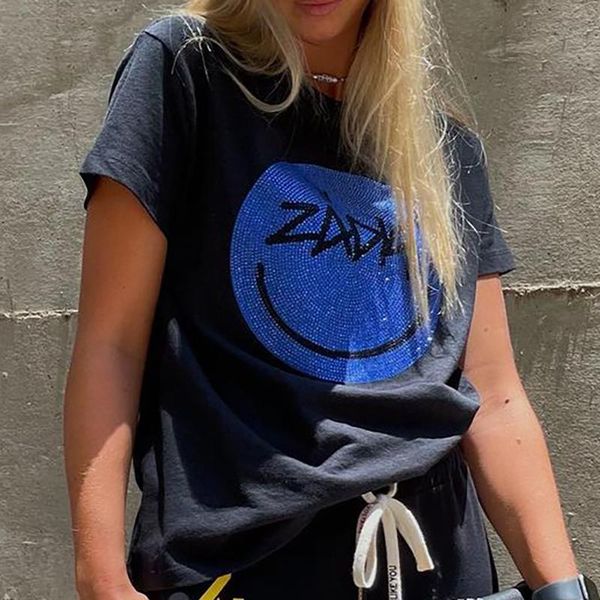 women's t-shirt rowling black diamond letter graphic tee shirts woman short sleeve o-neck cotton casual logo good quality 2021, White
women's t-shirt rowling black diamond letter graphic tee shirts woman short sleeve o-neck cotton casual logo good quality 2021, White