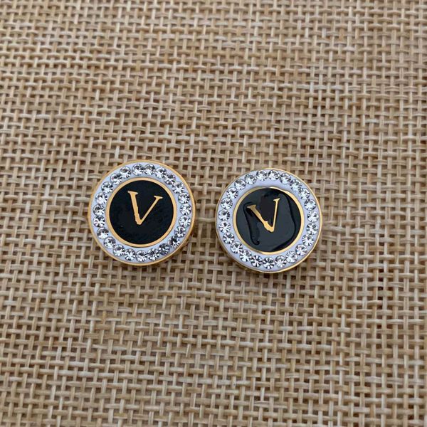 stainless steel ear stud women designers earings drop black oil ring design mud drill gold color earrings for lady gift wholesal, Golden;silver
stainless steel ear stud women designers earings drop black oil ring design mud drill gold color earrings for lady gift wholesal, Golden;silver