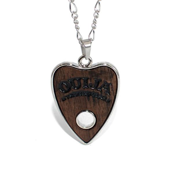 chains stainless steel ouija board necklace, Silver