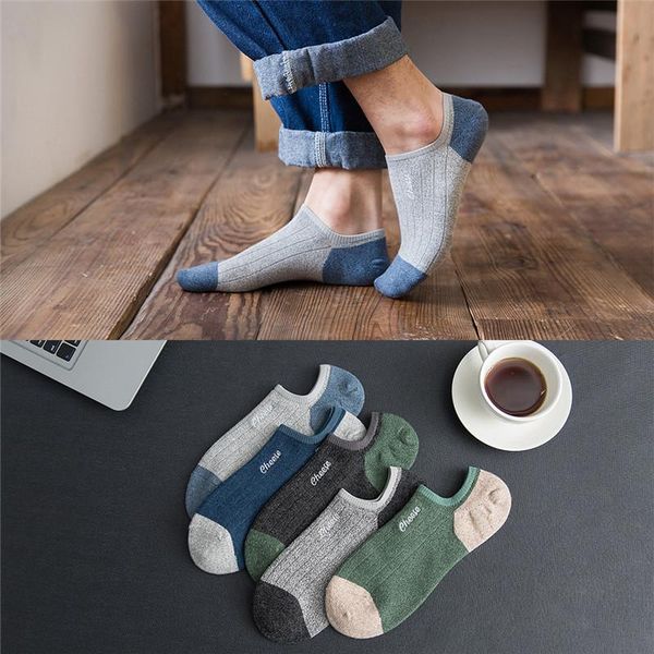 men's socks summer and spring cotton short heel boat letters embroidery personalized shallow breathable show ankle 5 pairs male, Black
men's socks summer and spring cotton short heel boat letters embroidery personalized shallow breathable show ankle 5 pairs male, Black