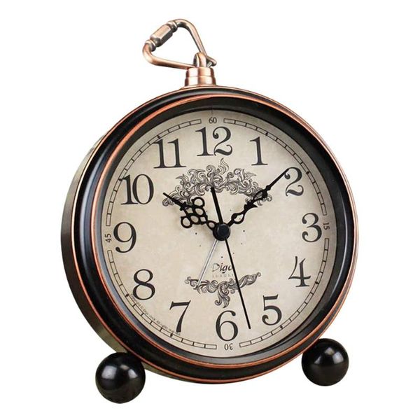 other clocks & accessories digo retro alarm clock european battery silent desk metal table quartz roman digital for home bedroom kids,bronze 
other clocks & accessories digo retro alarm clock european battery silent desk metal table quartz roman digital for home bedroom kids,bronze