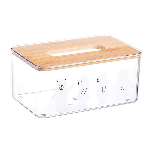 tissue boxes & napkins holder transparent pet simple stylish box with wood cover large capacity storage household napkin
tissue boxes & napkins holder transparent pet simple stylish box with wood cover large capacity storage household napkin