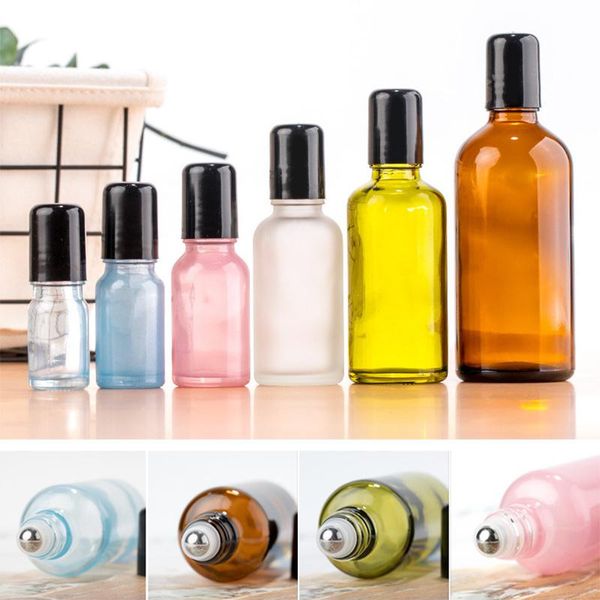 storage bottles & jars 3-100ml glass essential oil roller with balls multicolor perfumes balms roll on travel
storage bottles & jars 3-100ml glass essential oil roller with balls multicolor perfumes balms roll on travel