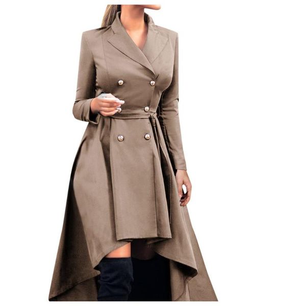 women's jackets women jacket lapel long-sleeve double button belt irregular windbreaker coat winter, Black;brown
women's jackets women jacket lapel long-sleeve double button belt irregular windbreaker coat winter, Black;brown