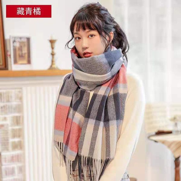 scarves 100% pure wool checked cashmere scarf for women winter 2021 korean version of warm autumn shawl christmas, Blue;gray
scarves 100% pure wool checked cashmere scarf for women winter 2021 korean version of warm autumn shawl christmas, Blue;gray