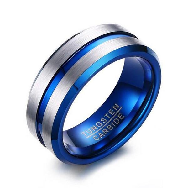 wedding rings men band ring quality tungsten carbide blue color plated 8mm punk utr8224, Slivery;golden
wedding rings men band ring quality tungsten carbide blue color plated 8mm punk utr8224, Slivery;golden