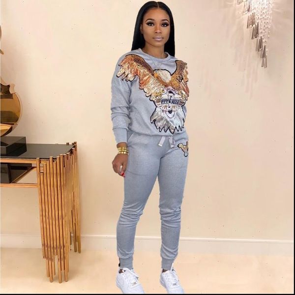 2 two piece set women track suit and pants hooded suit fashion big sequins jogging femme sets two piece outfits sweat, Gray
2 two piece set women track suit and pants hooded suit fashion big sequins jogging femme sets two piece outfits sweat, Gray