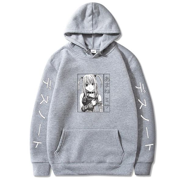 men's hoodies & sweatshirts 2021 death note japanese anime women men sweatshirt long sleeves pullover hooded fashion casual streetwear, Black
men's hoodies & sweatshirts 2021 death note japanese anime women men sweatshirt long sleeves pullover hooded fashion casual streetwear, Black