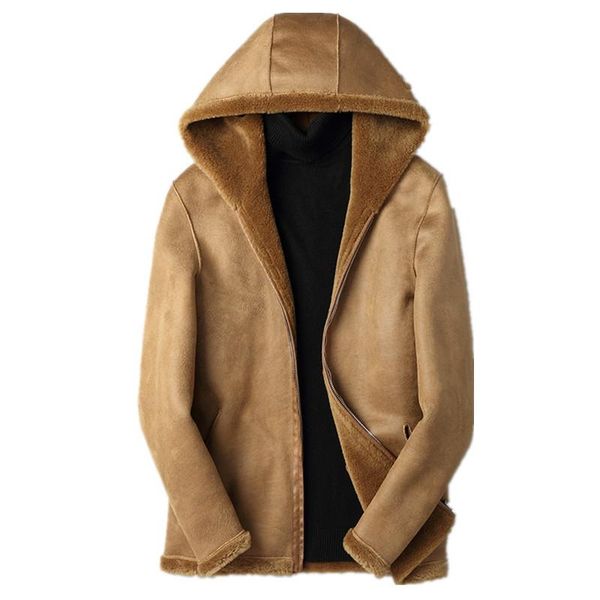 men's leather & faux 100%wool fur coat autumn winter jacket men real sheep shearling double-side wear veste f-ylq-lm01 my1793, Black
men's leather & faux 100%wool fur coat autumn winter jacket men real sheep shearling double-side wear veste f-ylq-lm01 my1793, Black