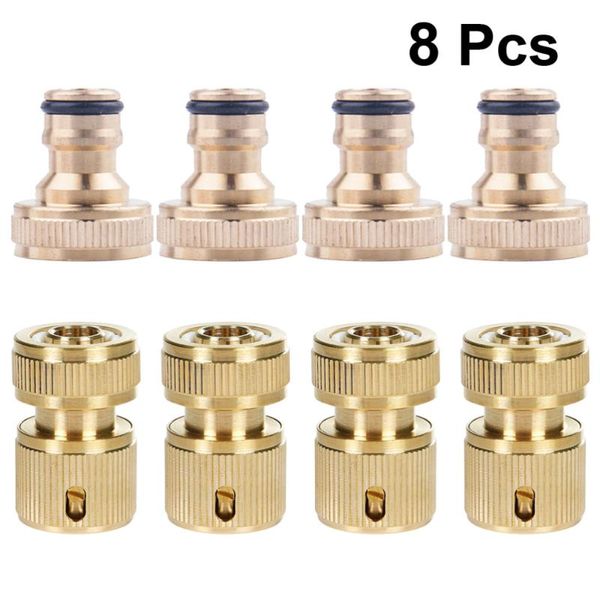 watering equipments 8pcs/set aluminum quick connector garden hose fitting water connectors 1/2 inch external thread female and 3/4
watering equipments 8pcs/set aluminum quick connector garden hose fitting water connectors 1/2 inch external thread female and 3/4