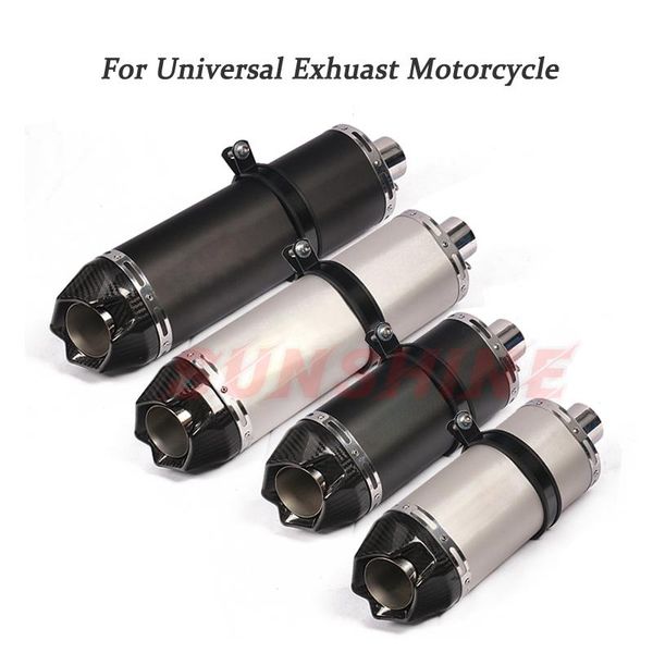 exhaust pipe escapamento escape moto motorcycle universal 51mm motorcross arrow pitbike for mt09 gsxr750 er6n rc390 z400 z800 r3
exhaust pipe escapamento escape moto motorcycle universal 51mm motorcross arrow pitbike for mt09 gsxr750 er6n rc390 z400 z800 r3