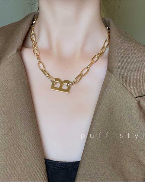 pendant necklaces fashion punk gold color letter b necklace for women 2021 goth thick charm chain party jewelry gifts, Silver
pendant necklaces fashion punk gold color letter b necklace for women 2021 goth thick charm chain party jewelry gifts, Silver