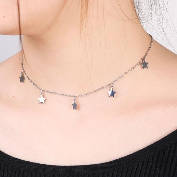 dawapara star charms choker necklaces for women new fashion stainless steel jewelry chokers chort necklace, Golden;silver
dawapara star charms choker necklaces for women new fashion stainless steel jewelry chokers chort necklace, Golden;silver