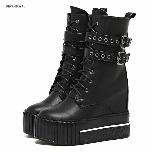 boots winter women's internal increase 7cm round toe short thick bottom platform heel height 5cm, Black
boots winter women's internal increase 7cm round toe short thick bottom platform heel height 5cm, Black