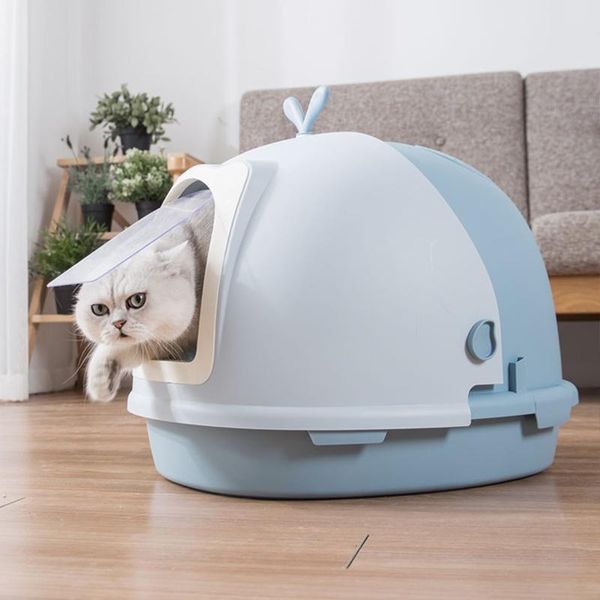 fully enclosed cat litterbox cutetoilet deodorant extra large drawer-type splash-proof cat litter basintoilet box pet supplies
fully enclosed cat litterbox cutetoilet deodorant extra large drawer-type splash-proof cat litter basintoilet box pet supplies